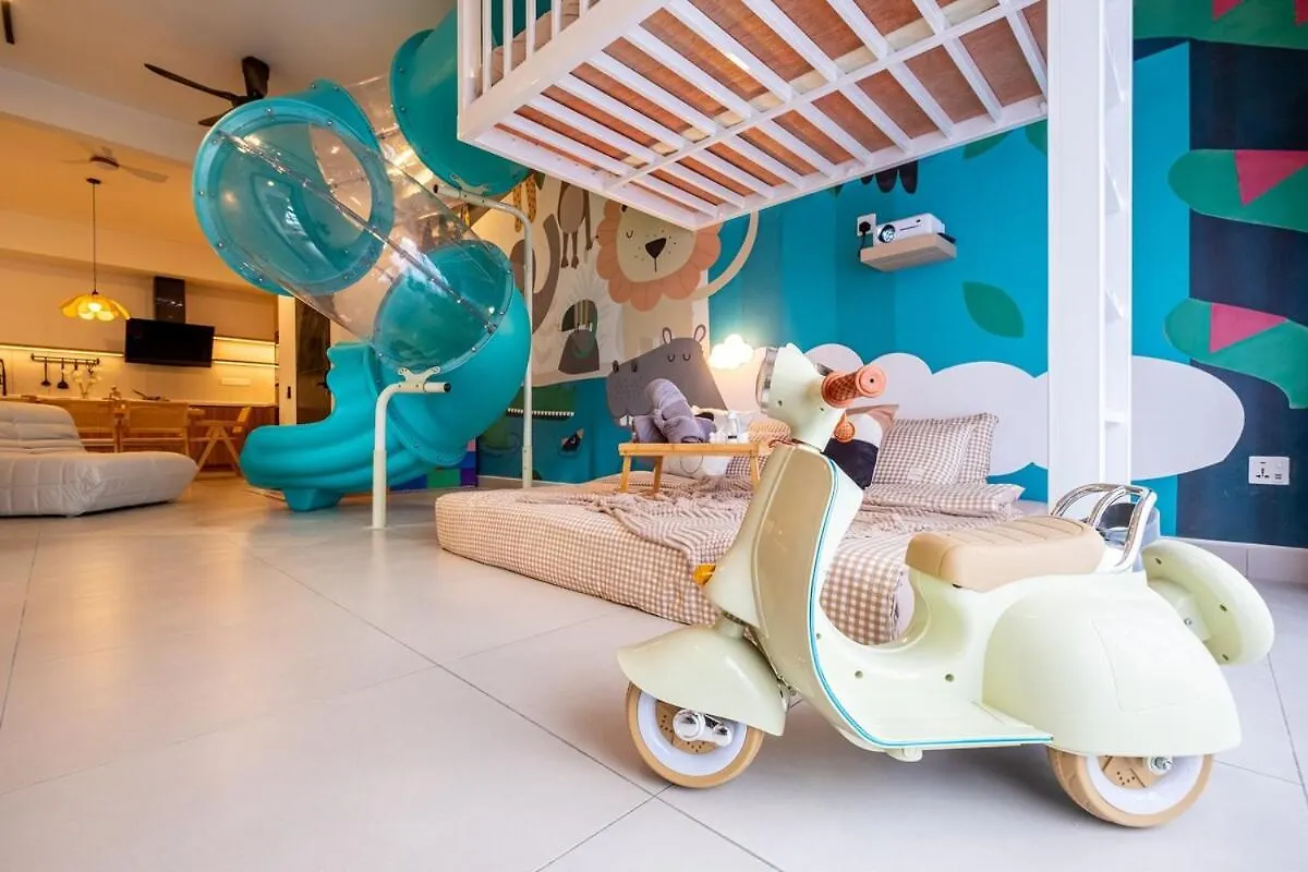 Kl No1 Kids Slides W Climbing Wall Kids Friendly Kuala Lumpur Apartmán