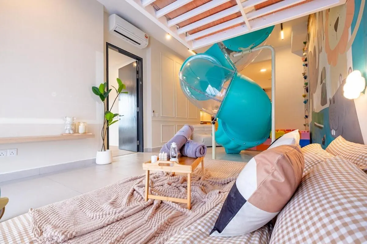 Apartmán Kl No1 Kids Slides W Climbing Wall Kids Friendly Kuala Lumpur Malajsie