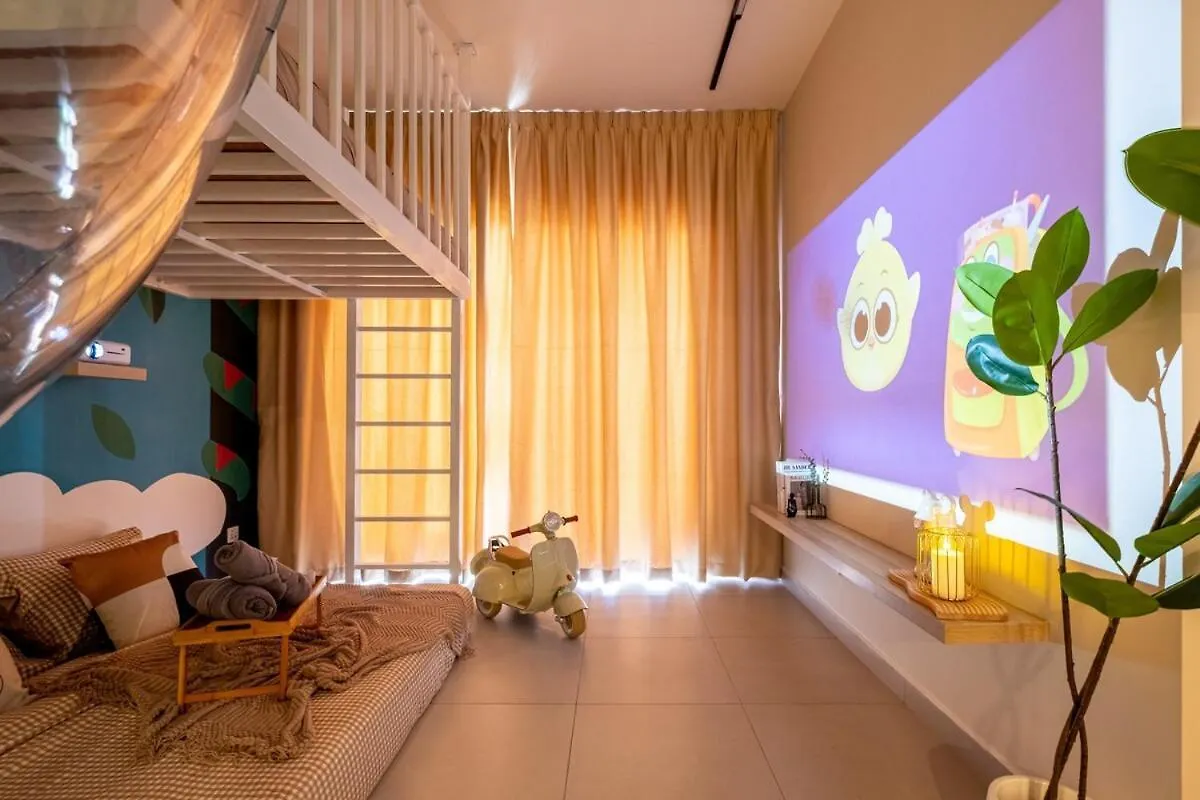 Apartmán Kl No1 Kids Slides W Climbing Wall Kids Friendly Kuala Lumpur Malajsie